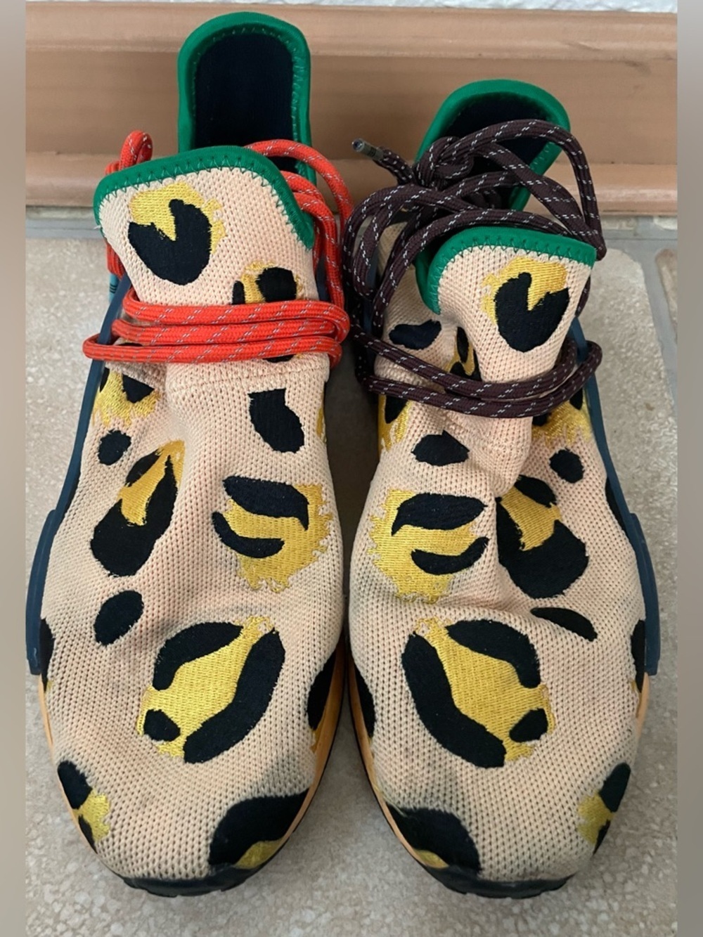 Adidas x Pharrell Williams HU NMD Running Shoes, HP3221, MultiColor, Size 9.5 - Picture 3 of 8